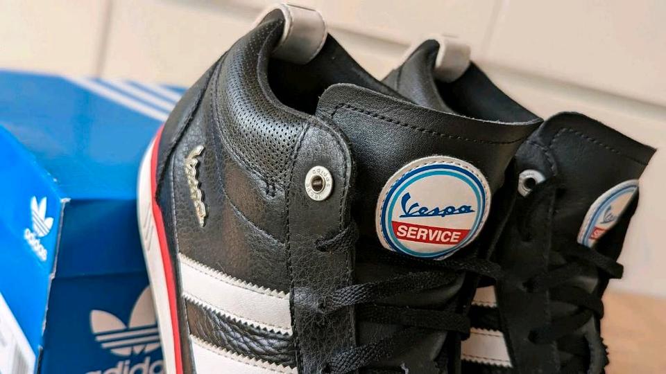 ADIDAS Vespa Mid Cut Gr. 44 45 Sneaker Schwarz High Top Raritat