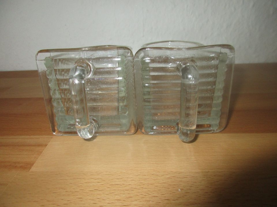 2 x Glasschütte Schütte klein Gerrix Vintage- Pressglas 60er in Remscheid