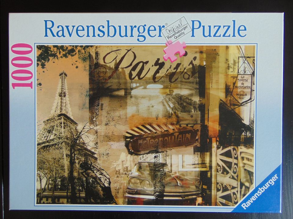 Ravensburger Puzzle 1000 Teile, Nostalgisches Paris in Asperg