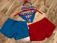 Bikini blau / pink mit passender Shorts in beiden Farben Baden-Württemberg - Denzlingen Vorschau