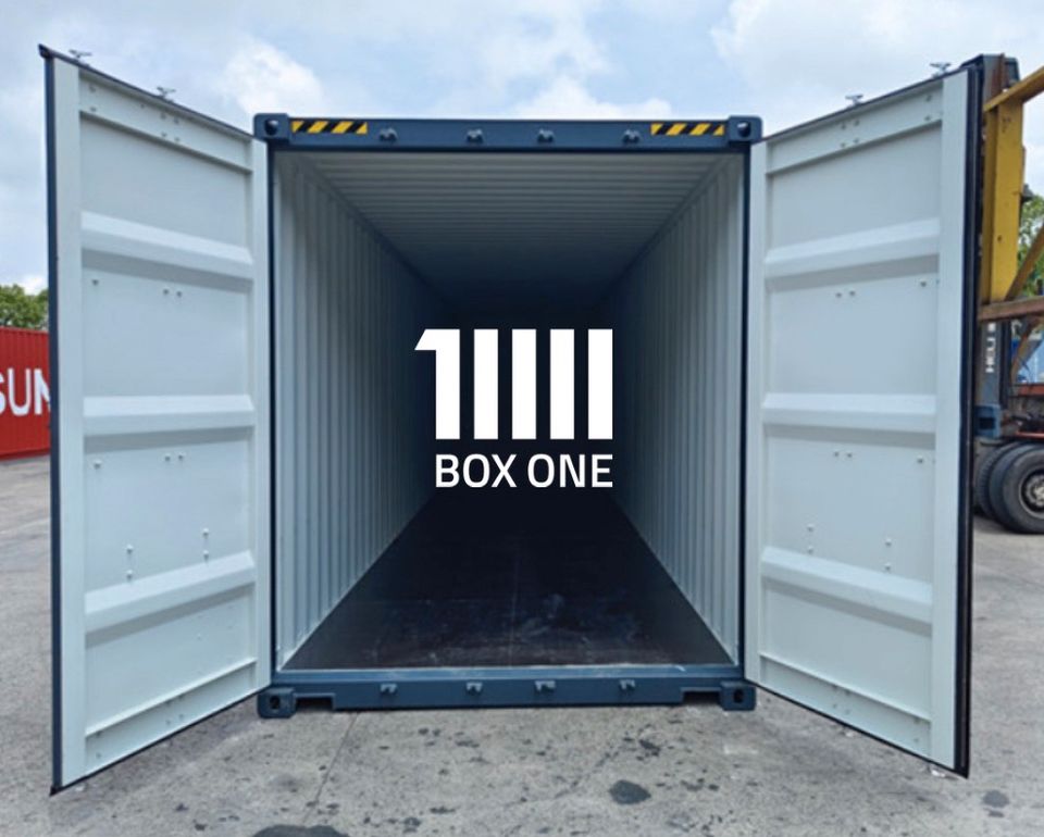 ✅ 40 Fuß Seecontainer kaufen | BOX ONE | Container | Effizient | Robust | High Cube ✅ in Dortmund