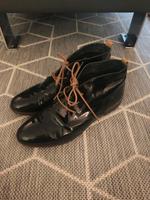 Bugatti Stiefelette Lack-Leder schwarz 40 Nordrhein-Westfalen - Oberhausen Vorschau