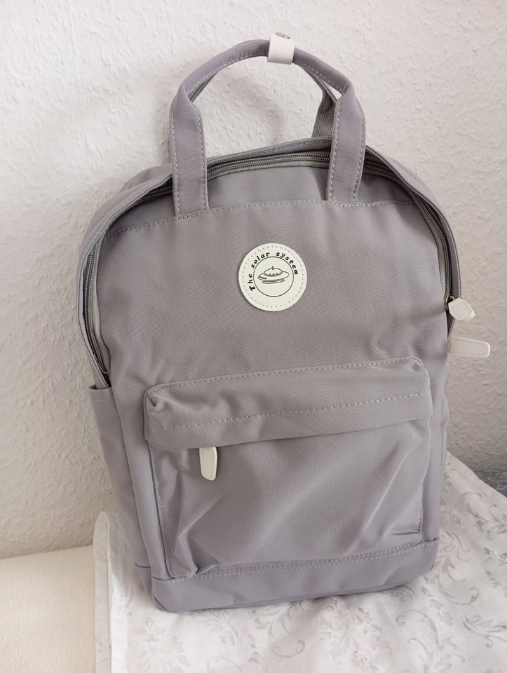 Einfarbiger Rucksack   Laptop-Notebook-Tasche in Schwelm