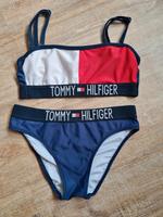 Tommy Hilfinger Bikini Gr.S, blau mit rot und weiß Hessen - Breitscheid Vorschau