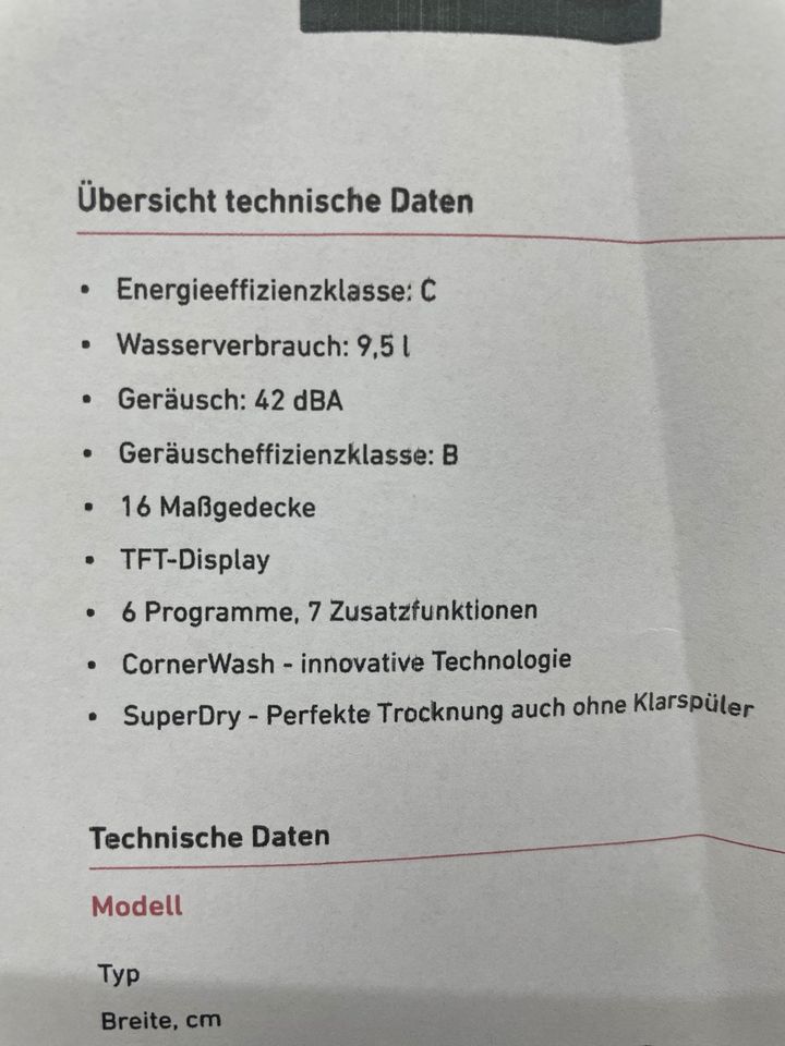 Grundig Unterbau-Spülmaschine, Besteckschublade, EEK *C* , AutoDoormatik, 3 J. Garantie✅ in Witten