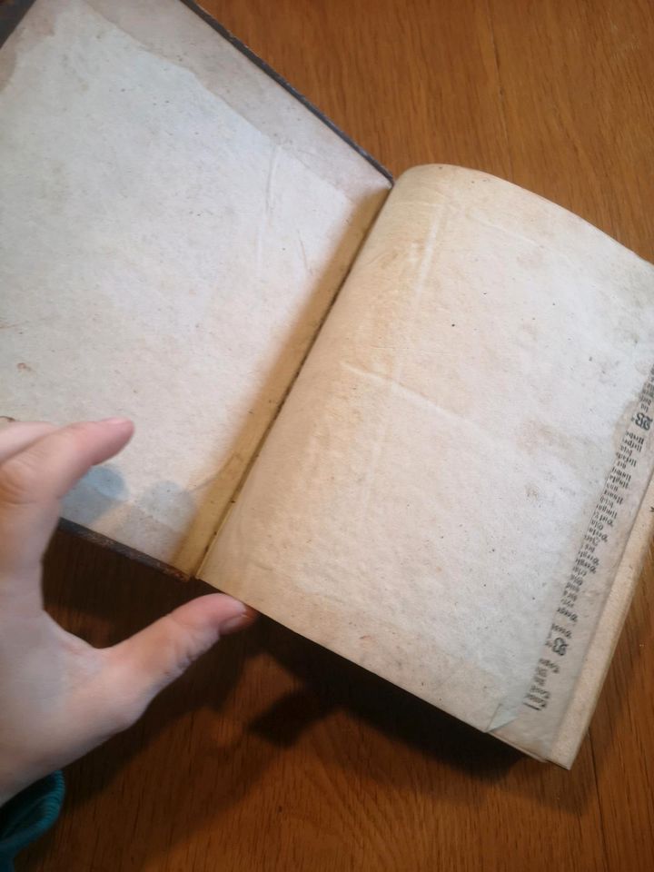 Antikes Buch 1755 evangelischer Herzens Spiegel evangelium in Lünen