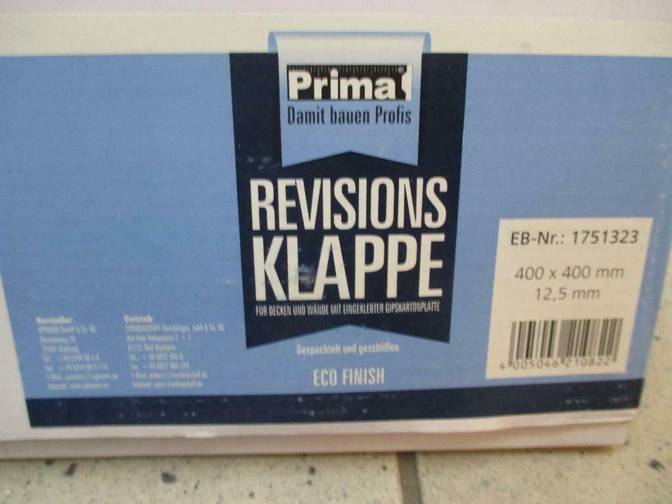 Prima-Revisionsklappe / Restposten in Langwedel