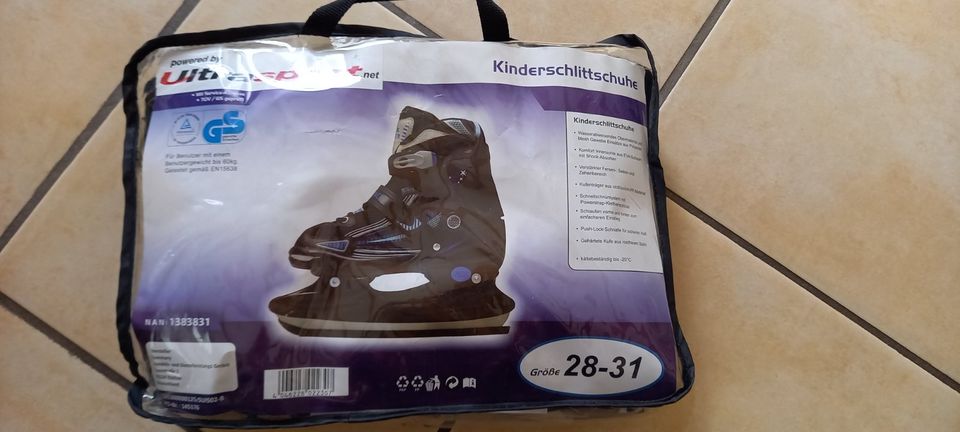 Kinderschlittschuh Gr. 28-31 in Deckenpfronn