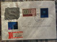 Postkrieg DDR-BRD 1965, vom DDR-Zoll übermalte Briefmarke Brandenburg - Panketal Vorschau