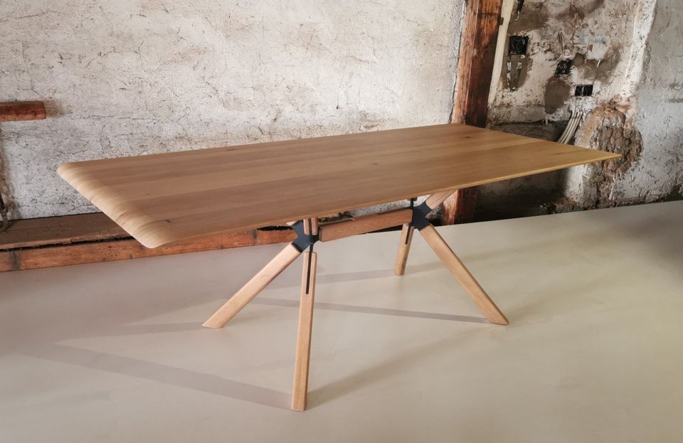 -NEU- Design Essgruppe Stuhlgruppe Sitzbank Esstisch Tisch Eiche in Pressath