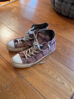 Converse Chucks All Star, Gr. 6, 39, kariert rosa Hessen - Maintal Vorschau