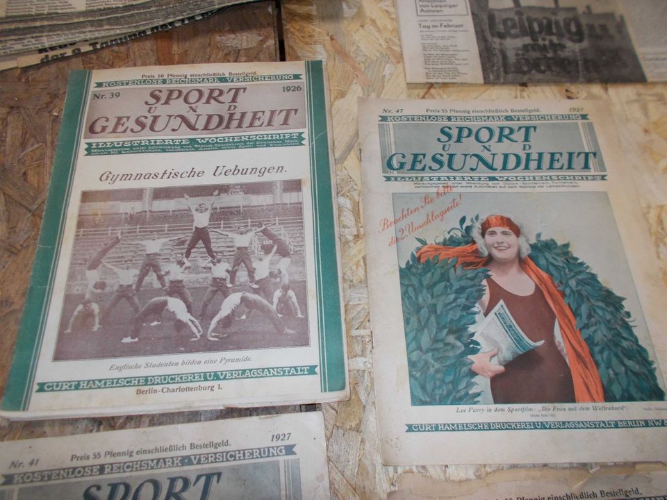 Zeitschriften Sport und Gesundheit sehr Alt in Roßwein
