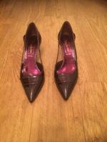 Italienische Damenschuhe Lackschuhe Pumps schwarz violettschimmer Nordrhein-Westfalen - Neuss Vorschau