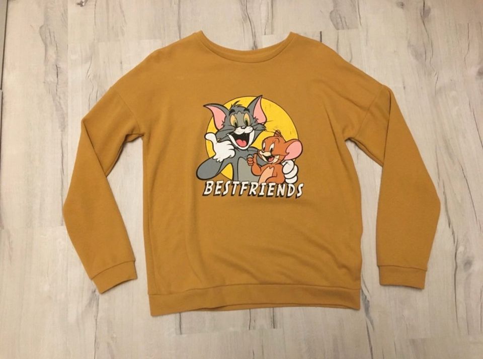 Damen Pullover, gelb / senfgelb, Gr.: M * Tom & Jerry in Köln