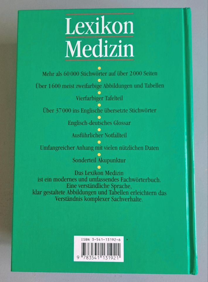 Buch, Lexikon Medizin, von 1997, Urban & Schwarzenberg in Embsen