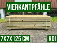 Kantholz Zaunpfosten Vierkantholz Holzpfosten - 7x7x125 - KDI Nordrhein-Westfalen - Lennestadt Vorschau