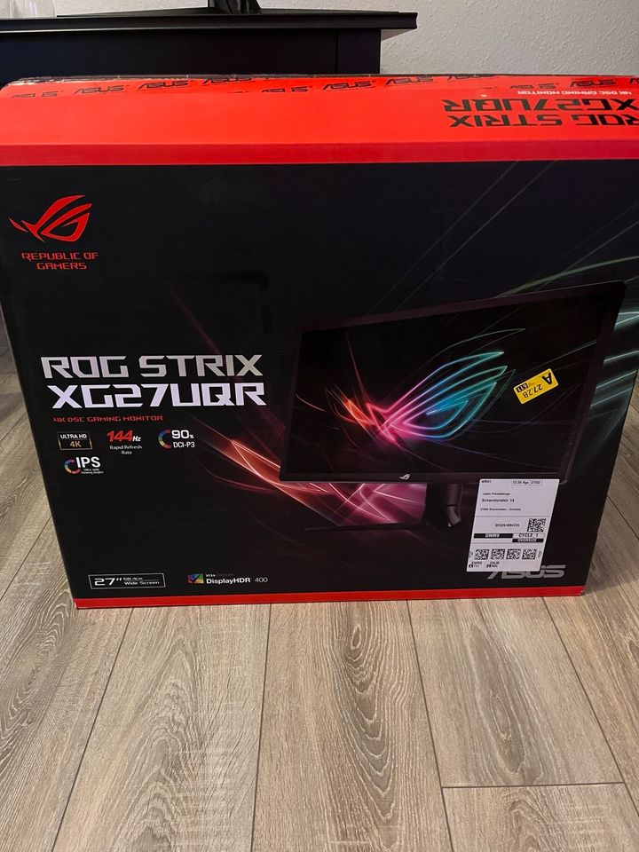 Asus 4k Gaming Monitor 27 zoll 144hz in Bremerhaven