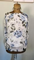 Liberty Bluse Shirt Gr.M Blumen mit Seide Hessen - Herborn Vorschau
