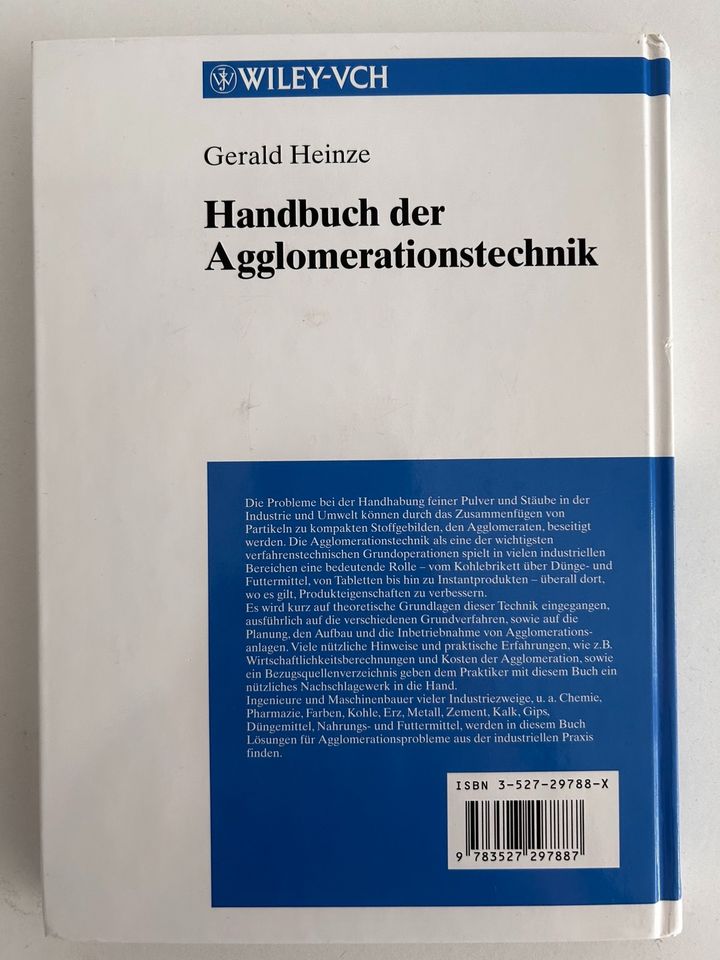 Handbuch der Agglomerationstechnik - Gerald Heinze in Wallenhorst