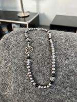 Kette Perlen, Onyx, Bergkristall mit Schneckenverschluss Nordrhein-Westfalen - Jülich Vorschau