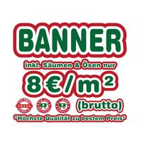 TOP-Qualität! Banner, Werbebanner, Planen, Mesh, PVC nur 8€/m2 Eimsbüttel - Hamburg Schnelsen Vorschau