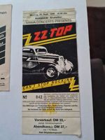 VINTAGE Ticket Konzertkarte ZZ Top Eliminator 1986 Rheinland-Pfalz - Schifferstadt Vorschau