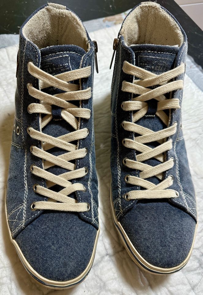 Wrangler Sneaker Chucks Gr.43 blau/gelb in Bad Salzuflen