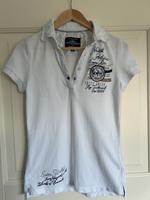 Soccx Poloshirt weiß Größe S 36 Niedersachsen - Wiesmoor Vorschau