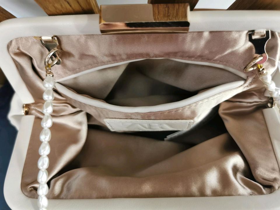 Handtasche Creme von Zara Hochzeit in Hennigsdorf