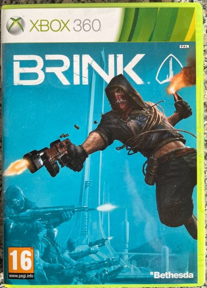 Brink (Microsoft Xbox 360, 2011) komplett + super Zustand! in Niederroßbach