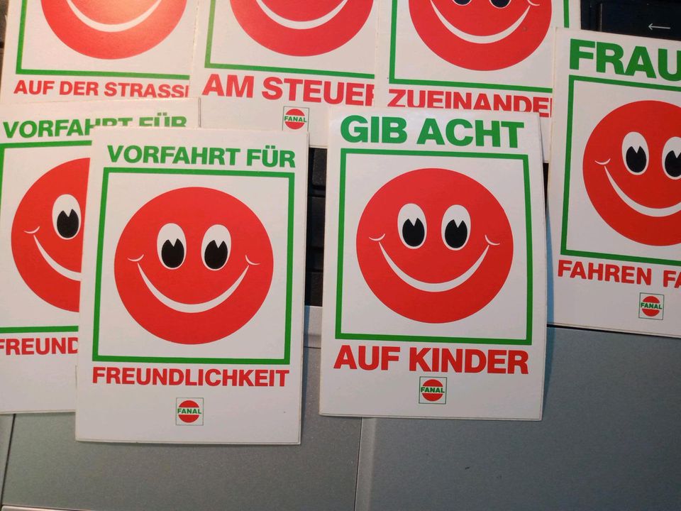 FANAL Aufkleber Sticker / 7er Set Sammler / Oldtimer /Youngtimer in Scheden