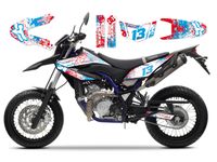 yamaha wr 125 dekor aufkleber design red racing Thüringen - Gera Vorschau