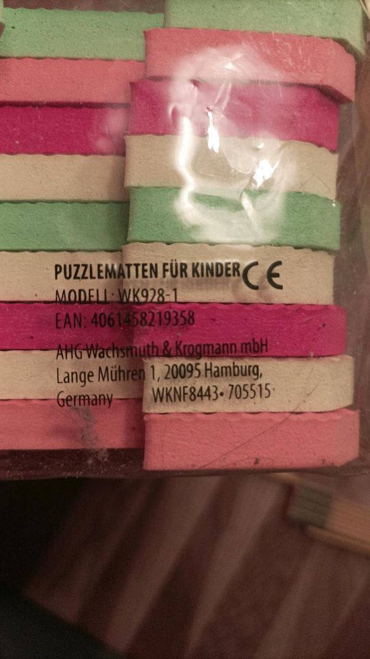 Puzzlematten für Kinder Zahlen und Buchstaben in Karlstein