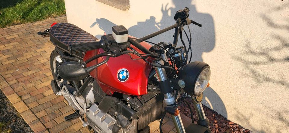 Motorrad BMW K75 Scrambler Caferacer in Ziegenrück