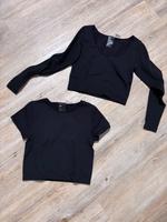 Set Thermoshirt Cropshirt Langarm/Kurzarm H&M Gr. M Hessen - Marburg Vorschau
