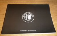 new warranty service booklet Alfa Romeo automobile englisch Duisburg - Duisburg-Mitte Vorschau