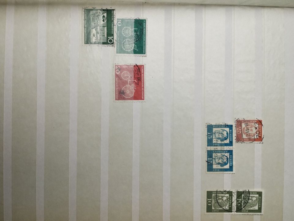 Briefmarken Album BRD 1949-1972 auch mit wertvollen Marken gest. in Karlsruhe