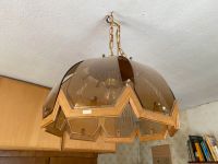 90er Jahre Lampe Deckenlampe Glas und Holz Thüringen - Ruhla Vorschau