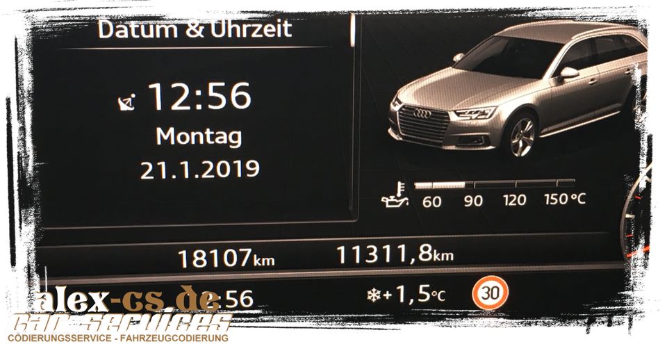⭐ Verkehrszeichenerkennung VZE Audi VW Seat A6 A7 A8 A5 Codierung in Düsseldorf