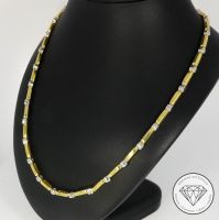 M*185459 Wert 8100,- Brillant Collier 750 Gold 18 k KT Kette XXYY Essen - Karnap Vorschau