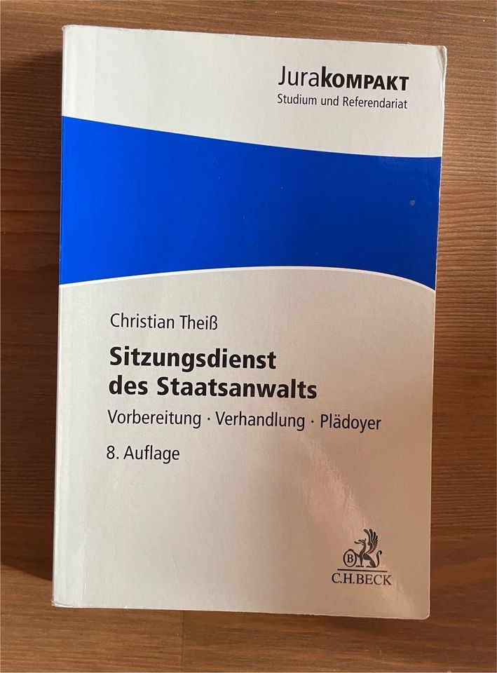 Sitzungsdienst des Staatsanwalts 8. Auflage in Netphen