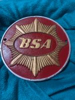 BSA Motorcycles Schild aus massivem Metall vintage retro 24cm Bayern - Oberreichenbach Vorschau