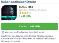 2 Copies CyNera MT4 EA Expert Advisor for Gold XAUUSD Berlin - Köpenick Vorschau