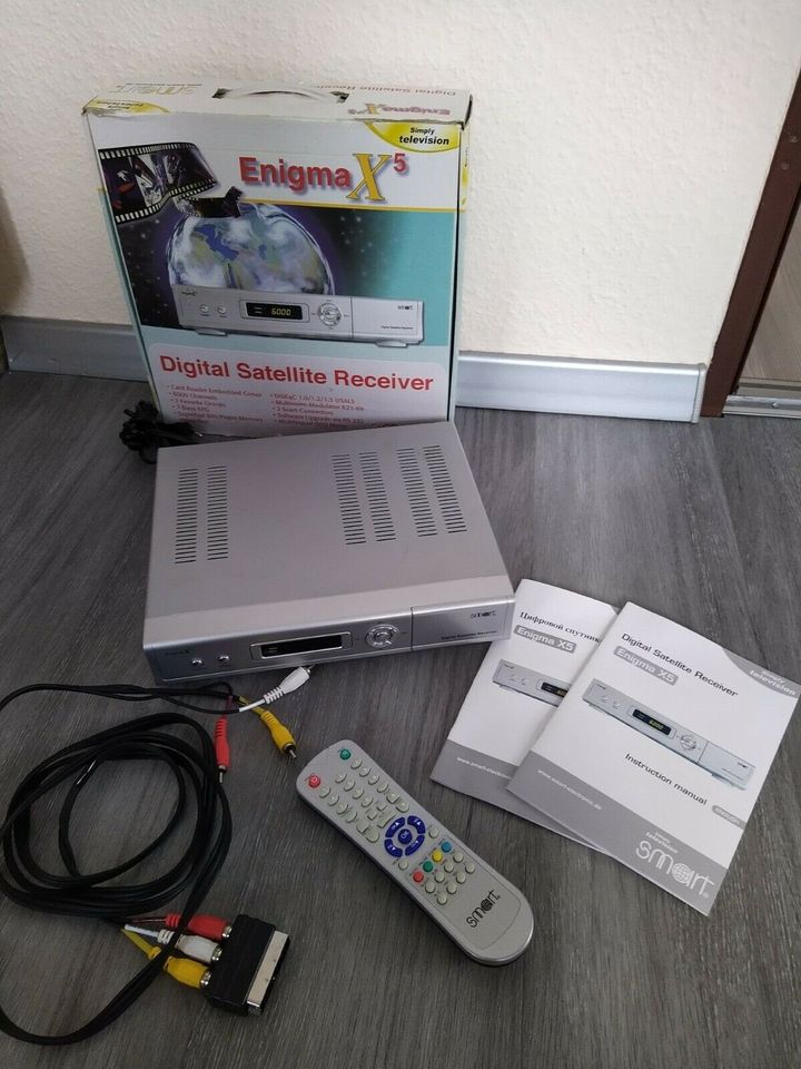 Smart Enigma X5- 1xConax Kartenleser Digital Sat Receiver Satelit in Crailsheim