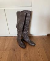 Wunderschöne weiche graue Lederstiefel Gr 39 Julie Dee Niedersachsen - Stuhr Vorschau