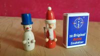 Erzgebirgskunst DDR kleiner Schneemann und Weihnachtsmann Leipzig - Sellerhausen-Stünz Vorschau