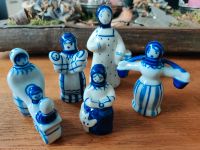 Porzellanfiguren,USSR Gzhel,Russland,kobaltblau,handbemalt Nordrhein-Westfalen - Heinsberg Vorschau