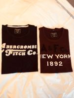 ABERCROMBIE&FITCH 2T-Shirts, M, Kurzarm, dunkelrot+dunkelblau Hamburg-Nord - Hamburg Groß Borstel Vorschau