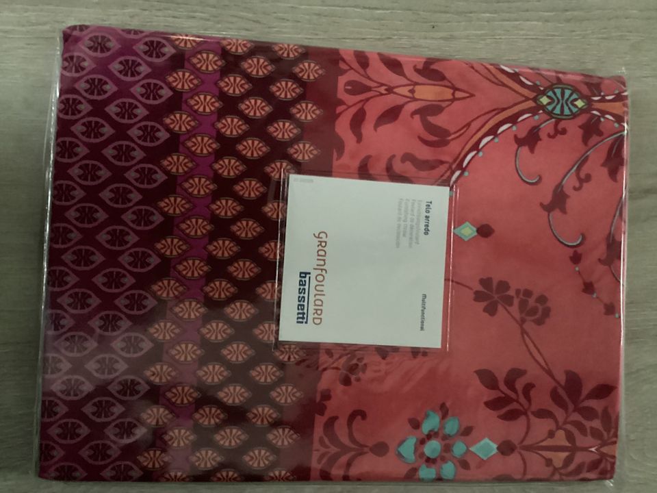 BASSETTI GRANFOULARD ORTIGIA O1 orange pink 270/270 OVP in Schwalmtal