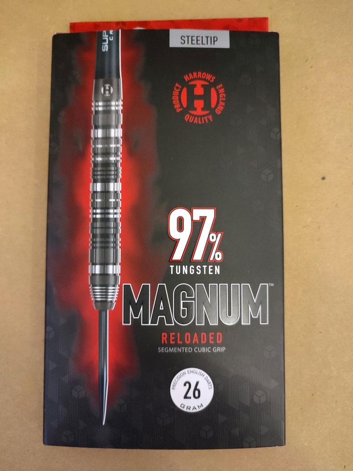 Harrows Magnum Reloaded 26g Steeldarts 97% Tungsten Dart Pfeile in Salem